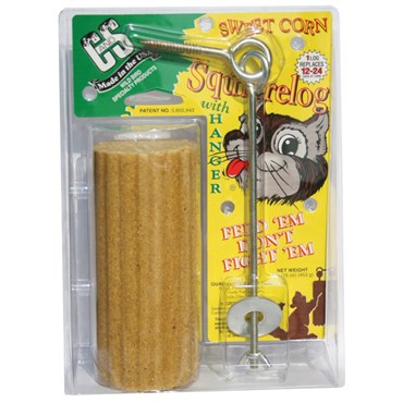 C&S Sweet Corn Squirrelog With Hanger