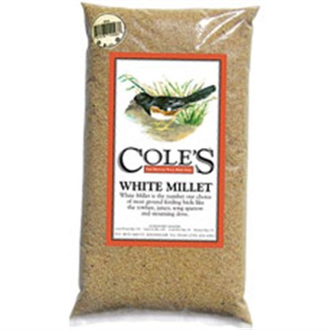 Coles 10# White Millet Seed MADE IN THE USA