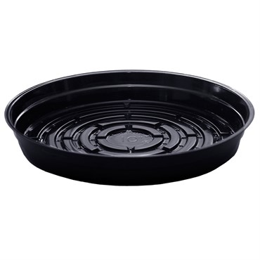 CWP 10" Black Heavy Gauge Vinyl Plant Saucer
