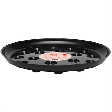 CWP 14" Black Carpet Saver Saucer