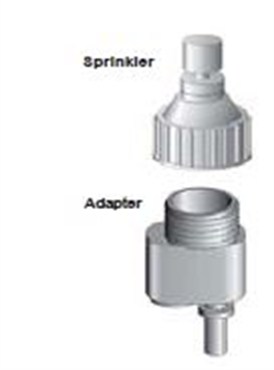 Netafim 1/2in MPT x Male MicroNetafim Adapter 25/BG