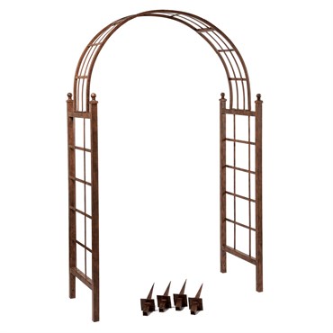 Deer Park Lattice Arch Ground Stakes Included