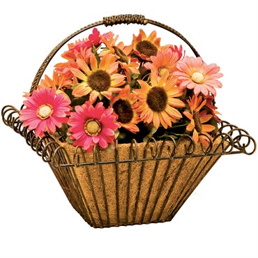 Deer Park Mini Square Basket W/ Coco Liner