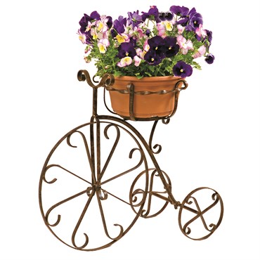 Deer Park Fancy Bike Planter Black