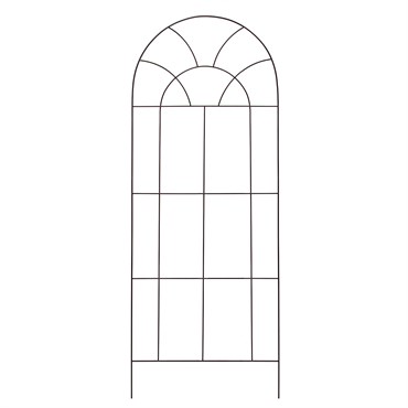 Deer Park 60" x 24" Arch Trellis Black