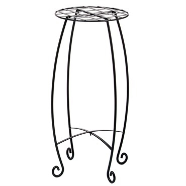 Deer Park 21" Lattice Plant Stand Black