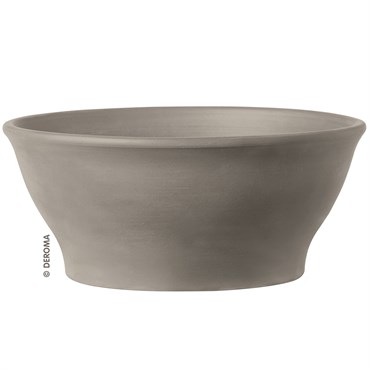Deroma 9.1" Bowl Smooth Grafite Clay Case Pack