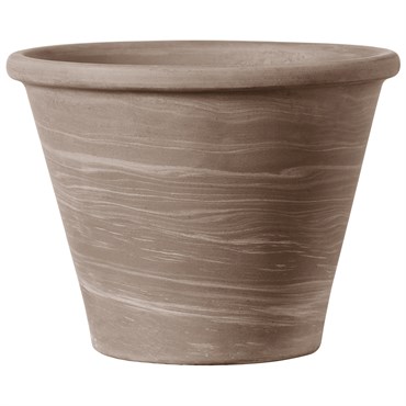Deroma 6.7" Vasum Duo Pot Grafite Clay Case Pack
