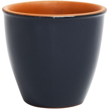 Deroma 4.3" Bell Flower Pot Navy