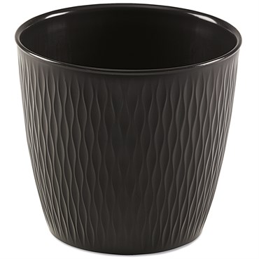 Deroma 9.9" Ariel Pot Premium Plastic Grafite