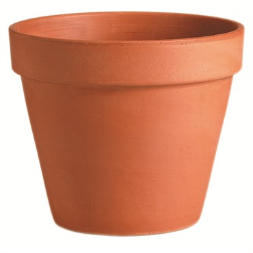 Deroma 8.3" Standard Pot Terra Cotta Clay Case Pack