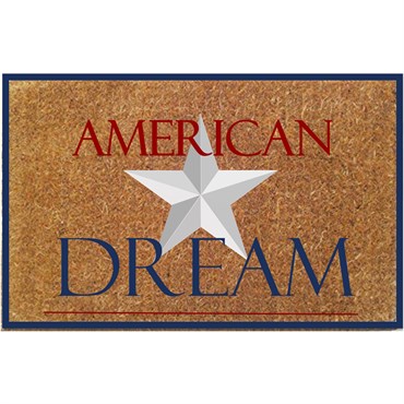 DHTG 18x28 Americana Coir Mat American Dream