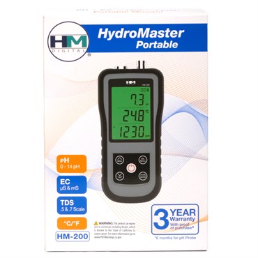 HM Digital Hydromaster Portable - pH/TDS/EC/Temp - Image 3