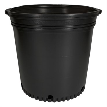 HC Dillen Whiteridge BM 25 Nursery Pot, Blow Molded, Black, 5 per Bundle, 44 Bundles per Pallet, 23.75in x 17.00in, 26.50Gal, 25Gallon
