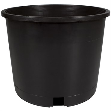 HC PROCAL Dillen Trade 03.00 Gallon Squat Side Drain Nursery Pot, Injection Molded, Bulk, 1400 per Pallet, 10.0in x 8.00in, 2.14Gal, 3Gallon