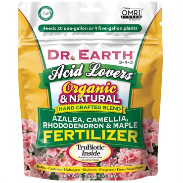 Dr Earth 1# Acid Lovers ACR & Maple Fertilizer Poly Bag