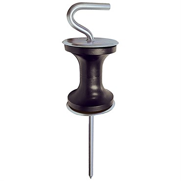 Dramm Heavy-Duty Hose Guide, Galvanized with Plastic Roller