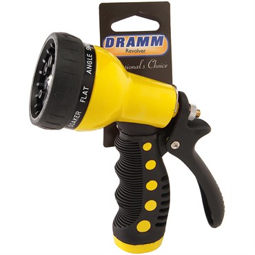 Dramm 9 Pattern Revolver Carded Yellow