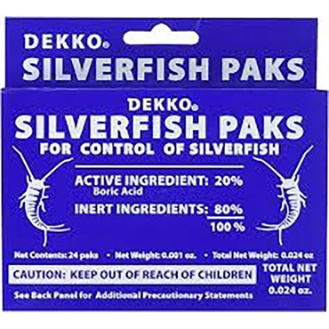 Dekko 24pk .024oz Silverfish Bait Paks