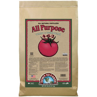 Down To Earth 40# All Purpose Tomato & Vegetable 4-6-2