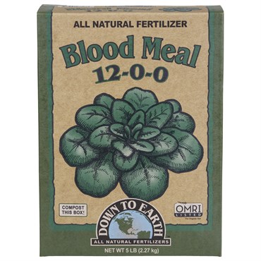 Down to Earth 5# Blood Meal 12-0-0 OMRI