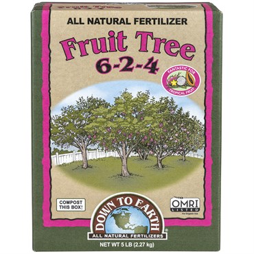 Down to Earth 5# Fruit Tree 6-2-4 OMRI