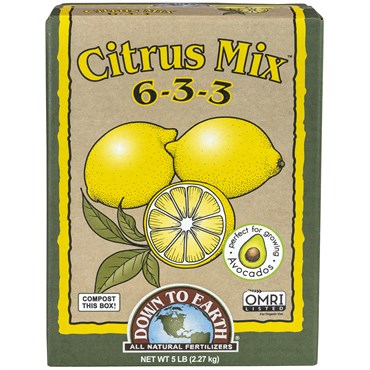 Down to Earth 5# Citrus Mix 6-3-3 OMRI