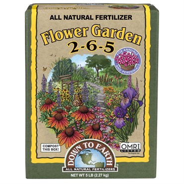 Down to Earth 5# Flower Garden 2-6-5 OMRI