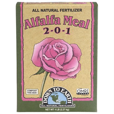 Down to Earth 4# Alfalfa Meal 2-0-1 OMRI