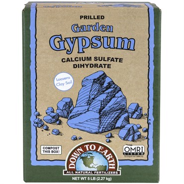 Down to Earth 5# Garden Gypsum OMRI