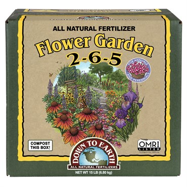 Down to Earth 15# Flower Garden 2-6-5 OMRI