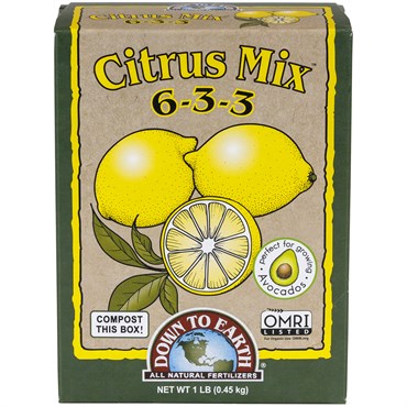 Down to Earth 1# Mini Citrus Mix 6-3-3 OMRI