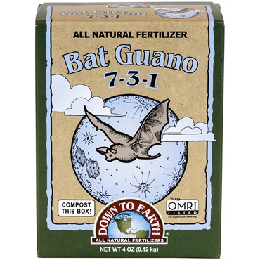 Down to Earth .25# Mini Bat Guano 7-3-1 OMRI