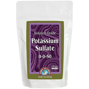 Down to Earth 1# Solution Grade Potass Sulfate 0-0-50 OMRI