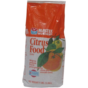 Master Nursery 5# Citrus Food N/A UT 12-8-4
