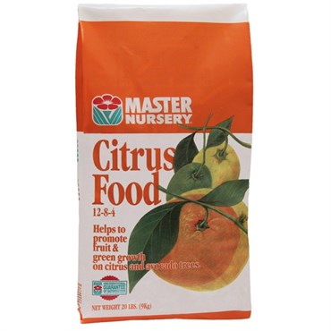 Master Nursery 20# Citrus Tree Food 12-8-4