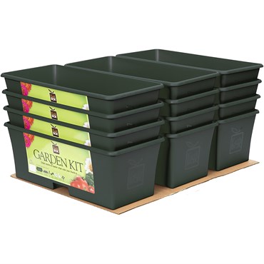 EarthBox 12pc Original Garden Kit Green Standard 7-7-7
