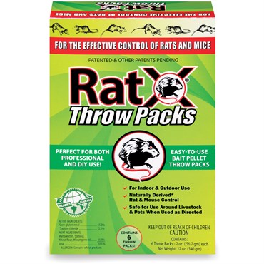Ecoclear 12oz RatX Bait Pellet Throw Pack Box