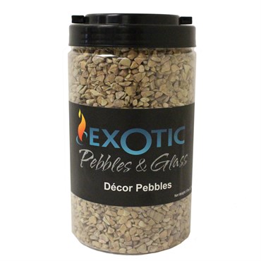 Exotic Pebbles 5# Jar Wood Bean Size
