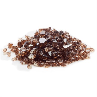 Exotic Pebbles 12# Fire Reflect Glass Copper 1/2"