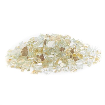 Exotic Pebbles 12# Fire Reflect Glass Gold 1/2"