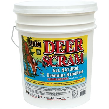 EPIC 25# Deer Scram Repellent Granules Pail