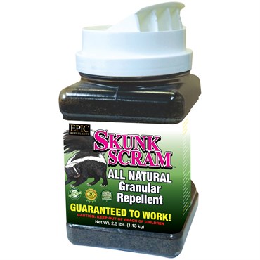Epic 2.5lb Skunk Scram Repellent Shaker Granules
