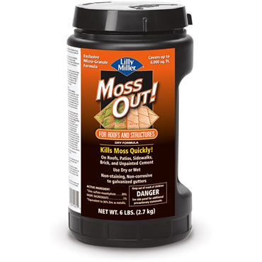 Lilly Miller 6# Moss Out For Roofs Dry Formula