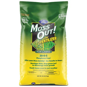 Lilly Miller 20# Moss Out + Fertilizer Phosphorous Free