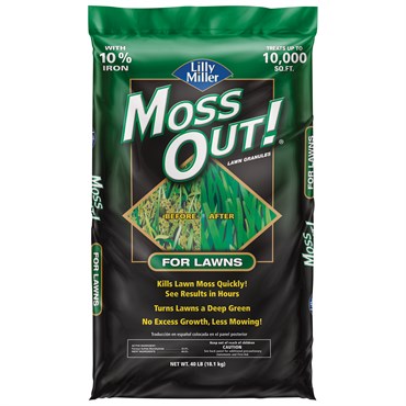 Lilly Miller 40# Moss Out Lawn Granules