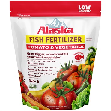 Alaska 4# Tomato & Vegetable Plant Food 3-6-6 — Single Unit