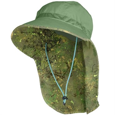 Farmers Defense Sun Hat Green Brush Camo