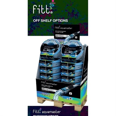 FITT 18pc 5/8"x50' Aquamaster Hybrid Garden Hose B
