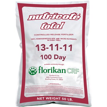 Florikan 13-11-11 100 Day Nutricote Total 50Lb (40/Pl)